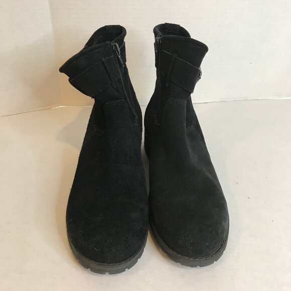 CLARKS WOMEN MARANA AMBER SUEDE ANKLE BOOTS SIZE 6 - Picture 1 of 11